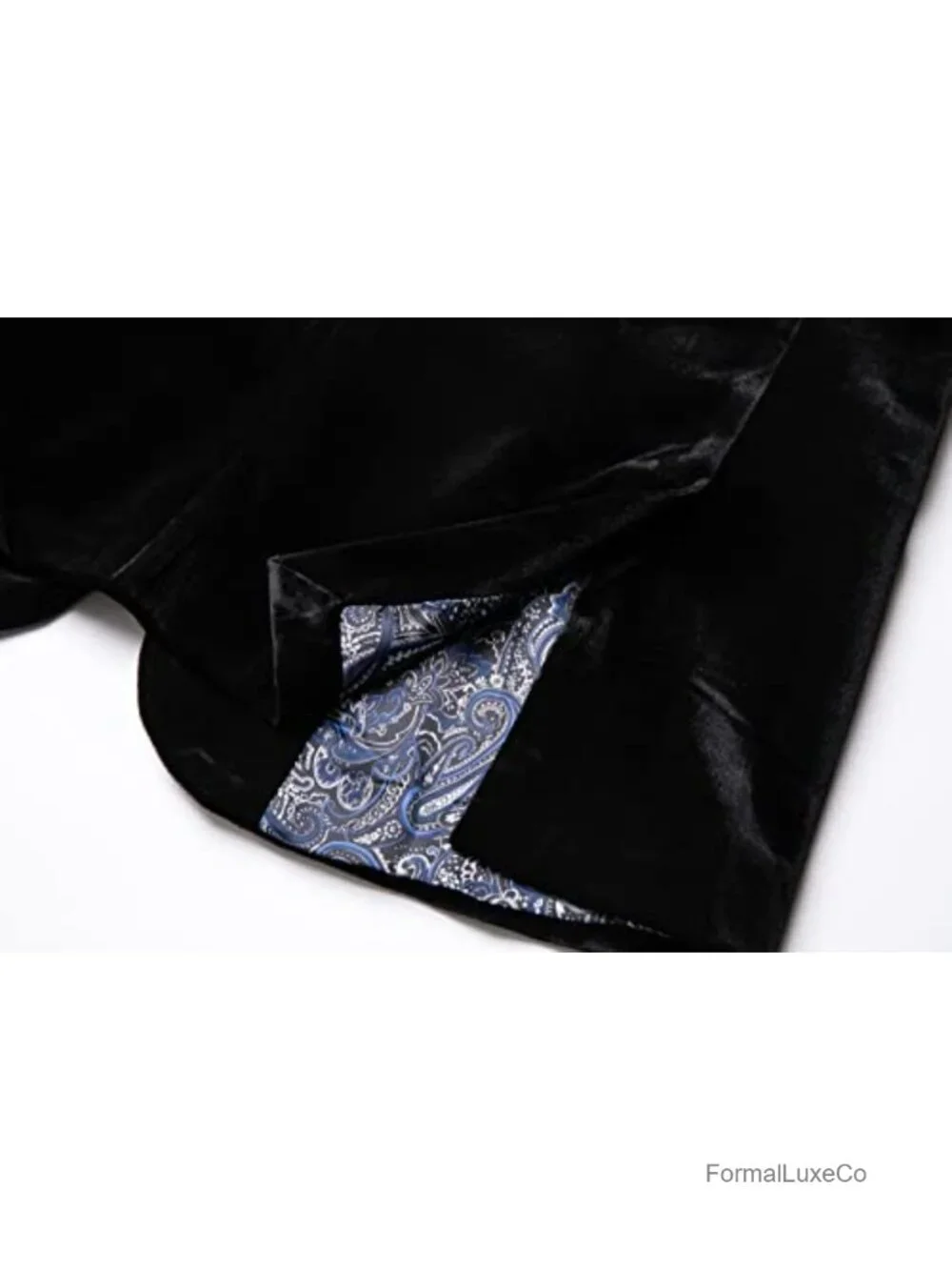Men's Velvet Blazer Slim Fit One Button Sport Coat Wedding Prom